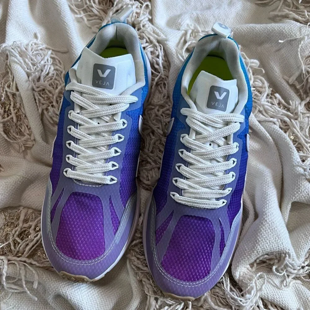 Veja Condor 2 Alveomesh Joliee Foulee Sneakers White Purple Blue US 7 NEW